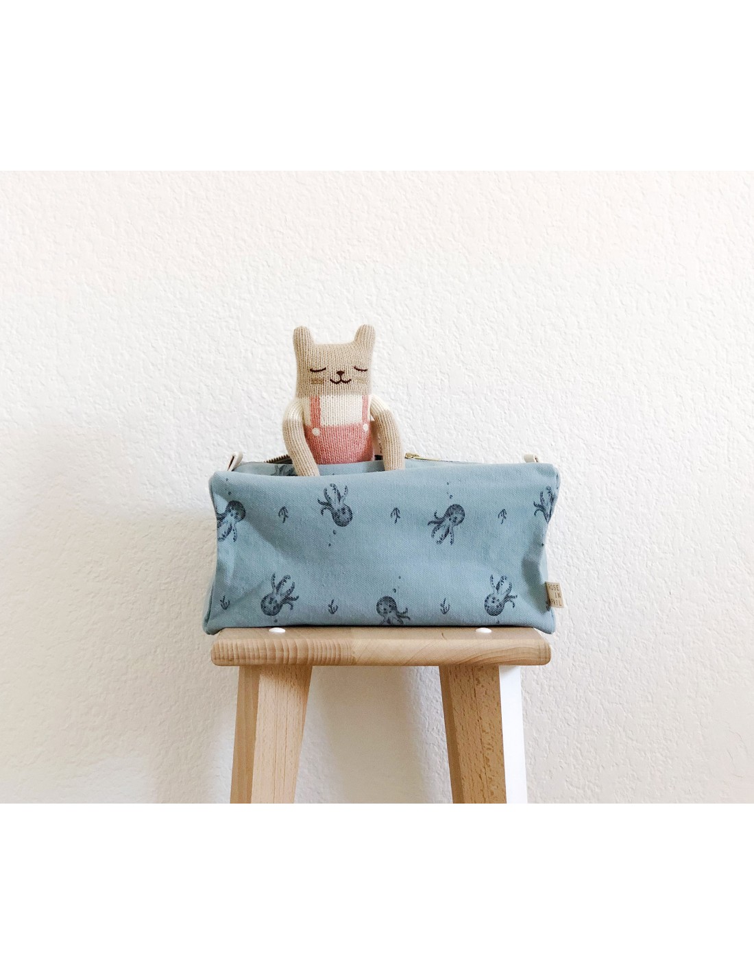 Trousse de toilette Vic - octopus gris