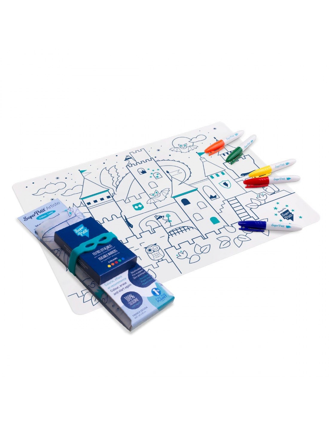 Set à colorier Chateau