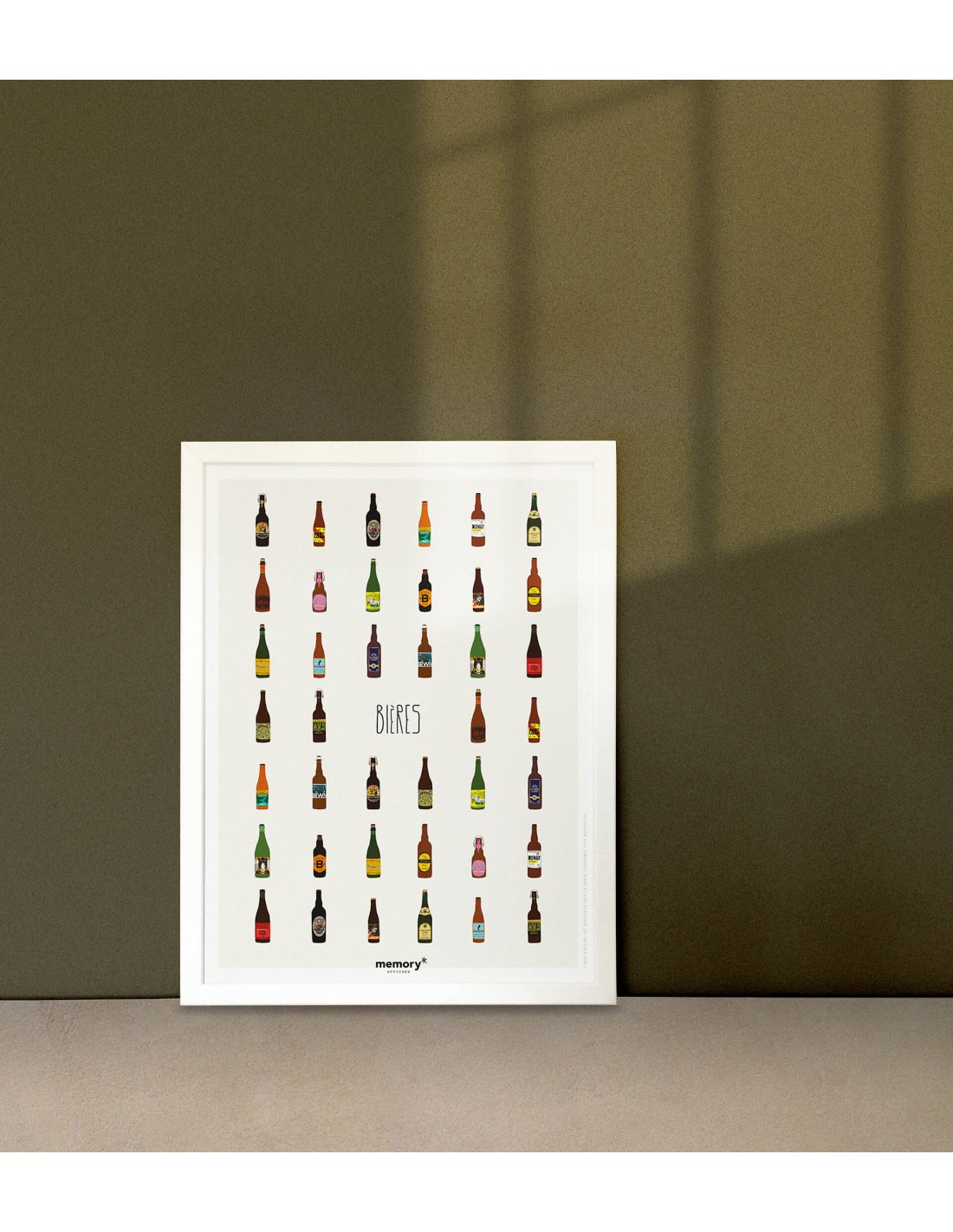 Affiche memory Bières