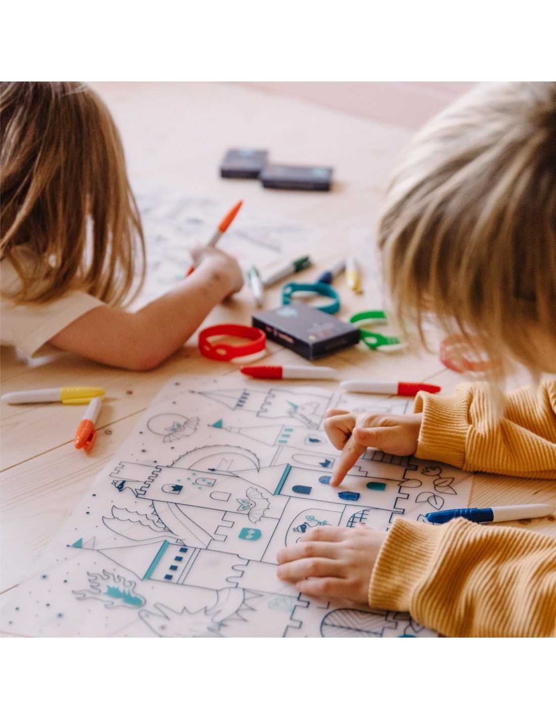 Set à colorier Chateau