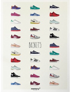 Affiche memory Baskets