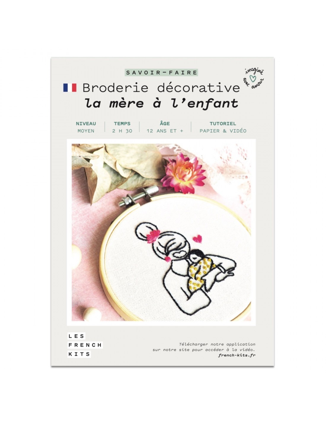 Kit broderie Femme et enfant