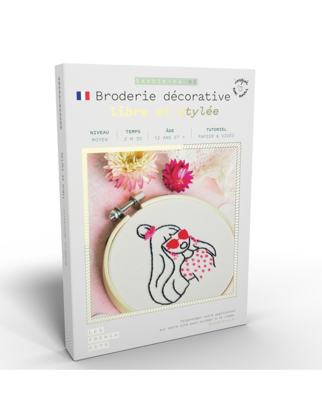 Kit broderie Femme libre et stylée