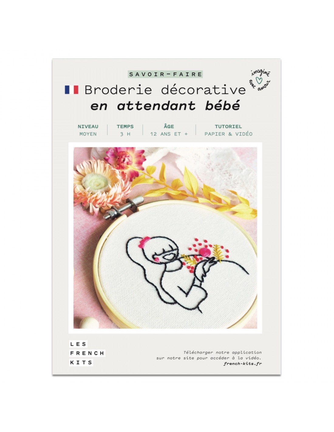 Kit broderie Femme enceinte