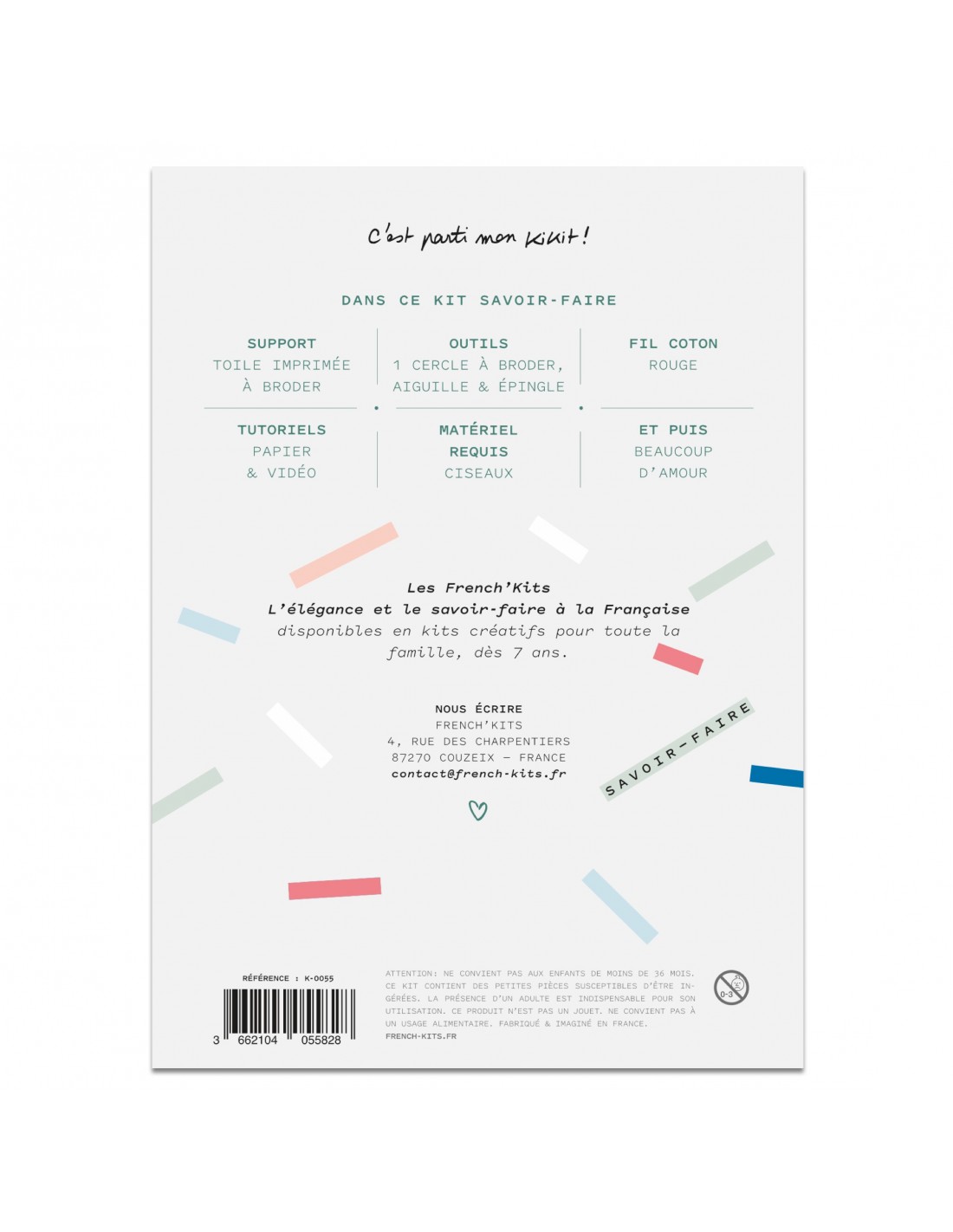 Kit broderie Joli coeur