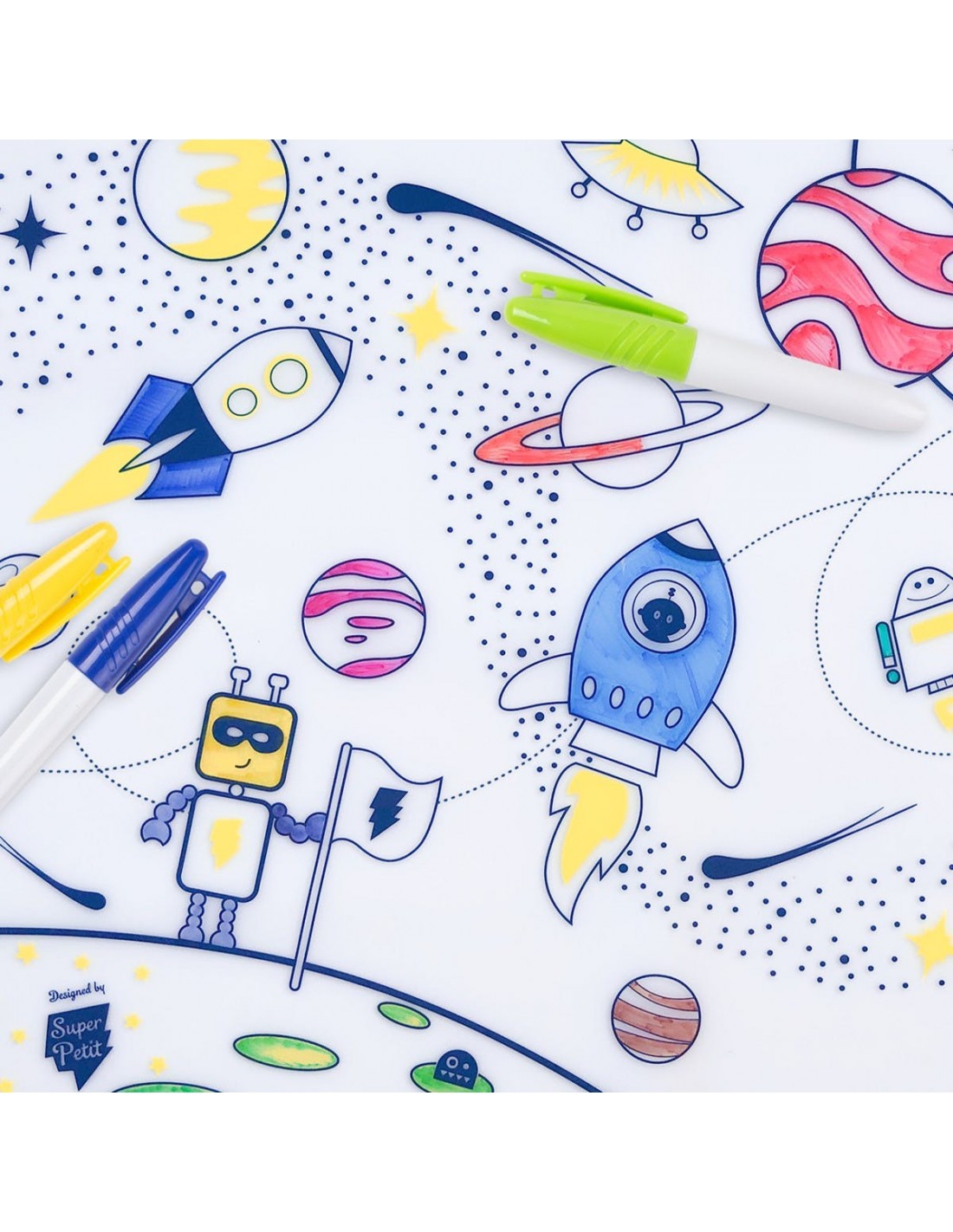 Set à colorier Espace