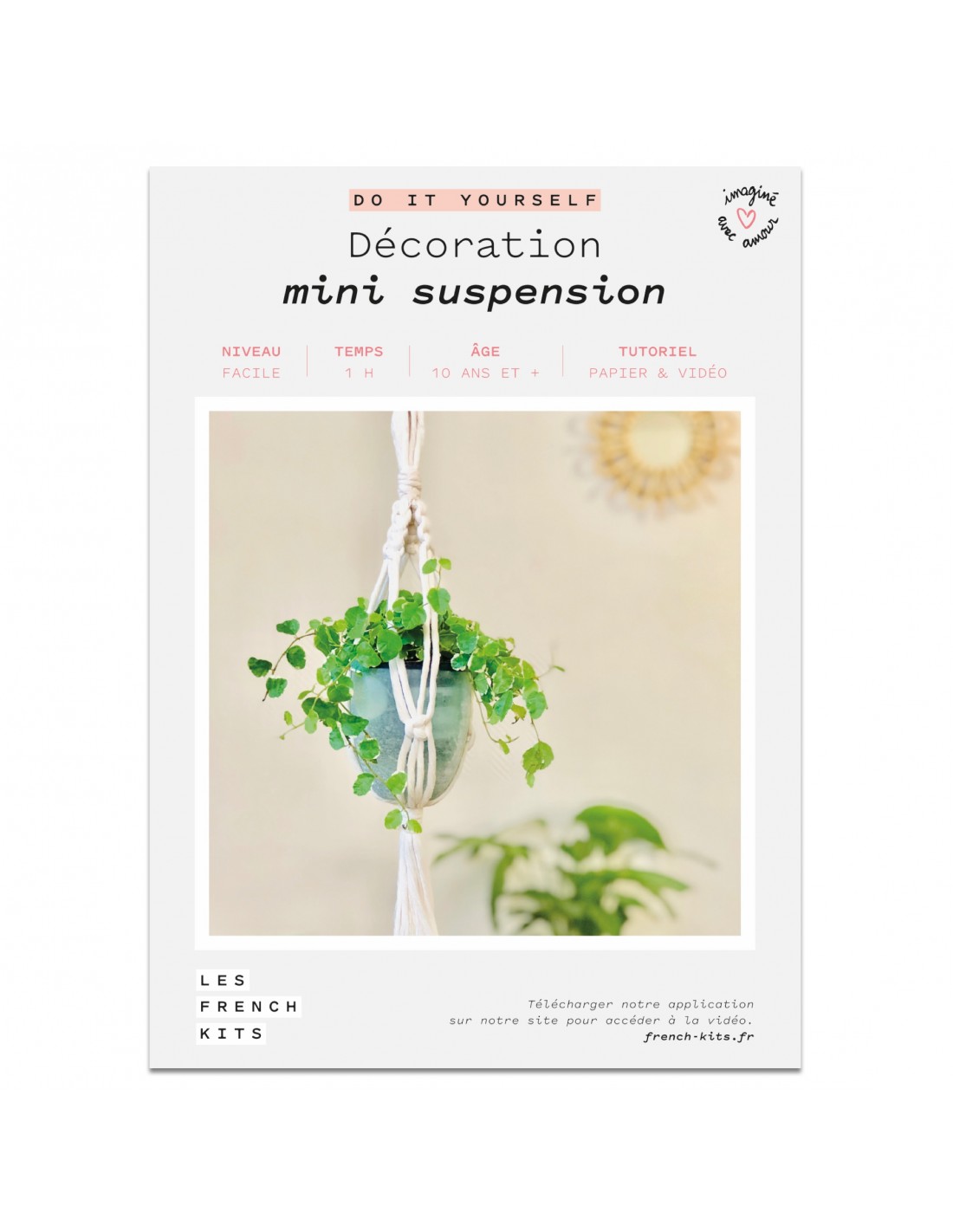 Kit macramé mini suspension
