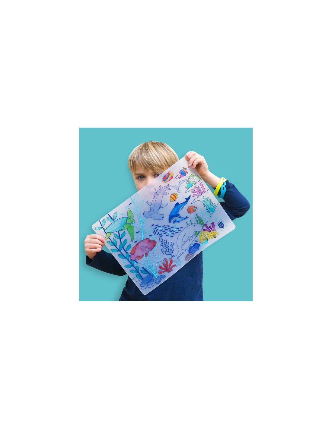 Set à colorier Barrière de corail