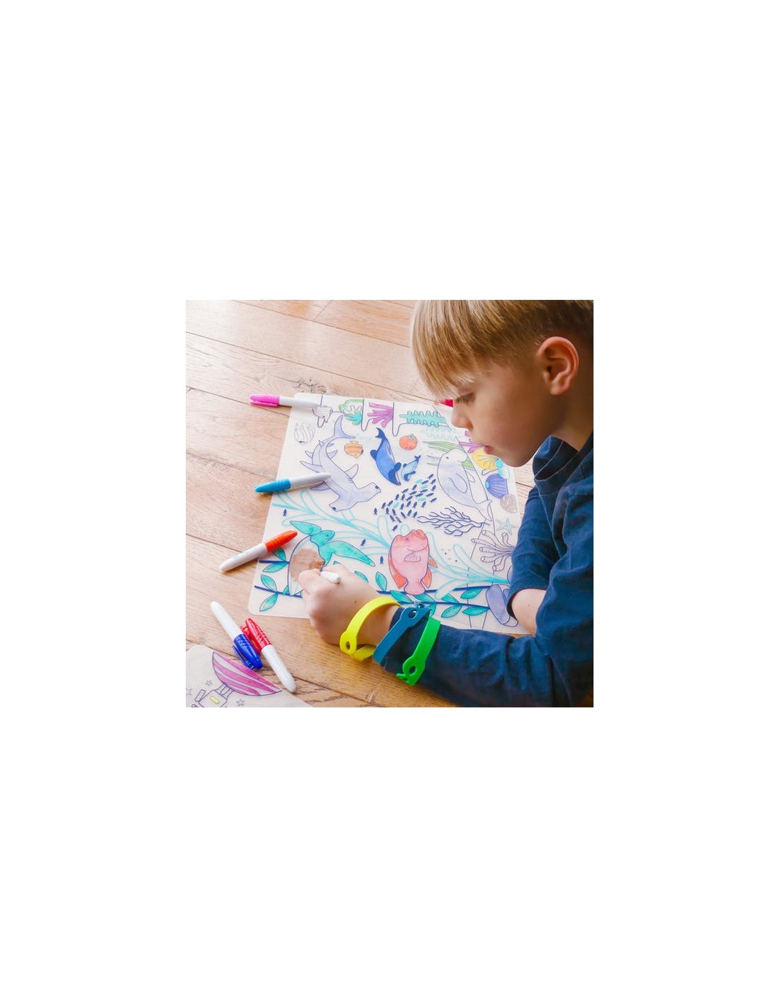 Set à colorier Barrière de corail