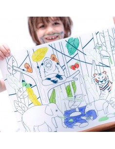 Set à colorier Jungle 2