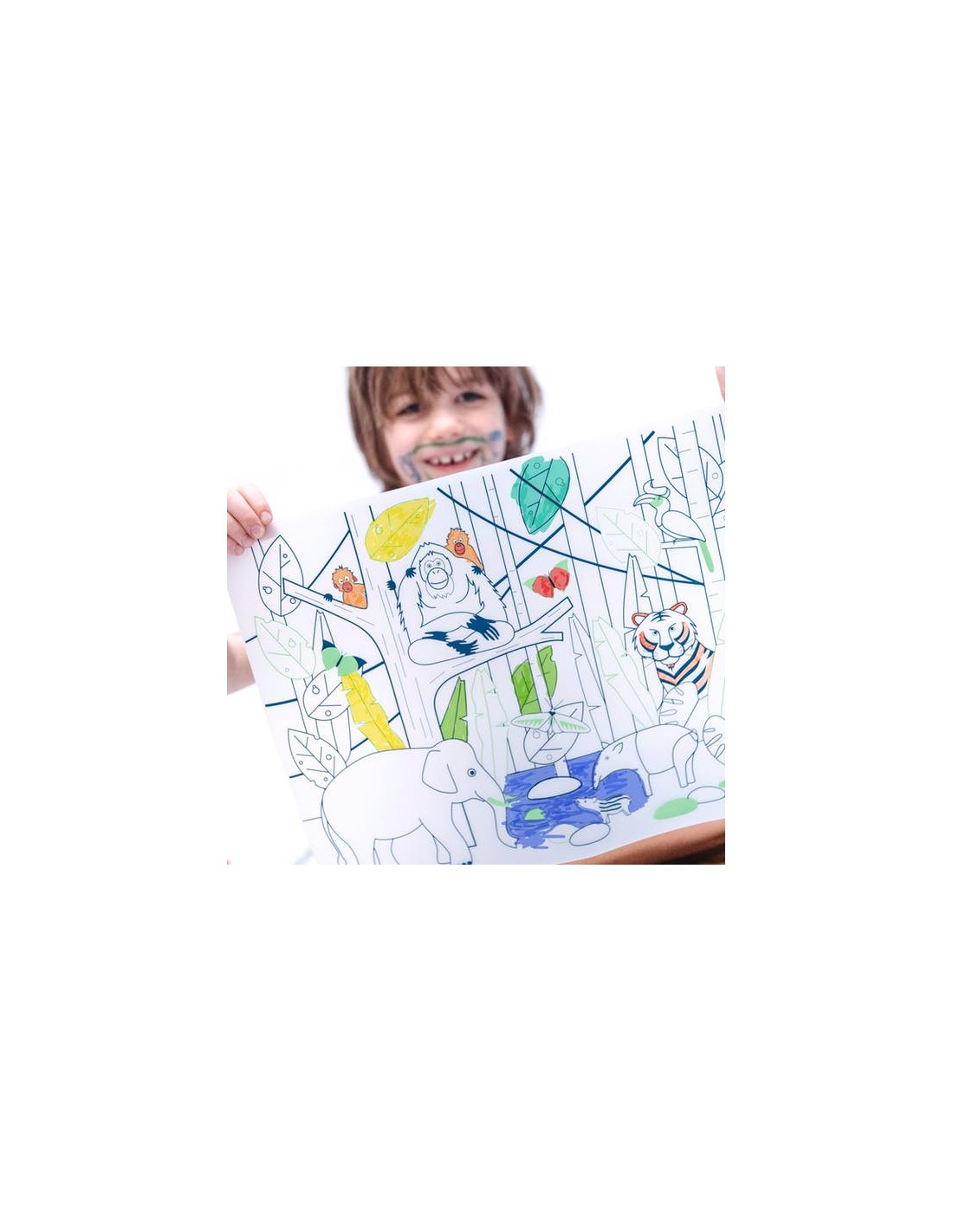 Set à colorier Jungle