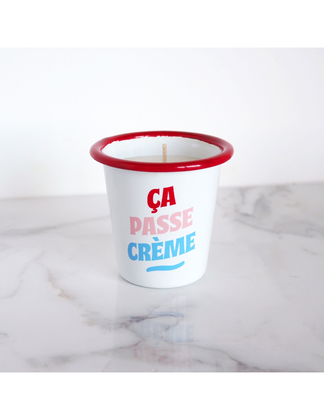 Bougie Ça passe crème