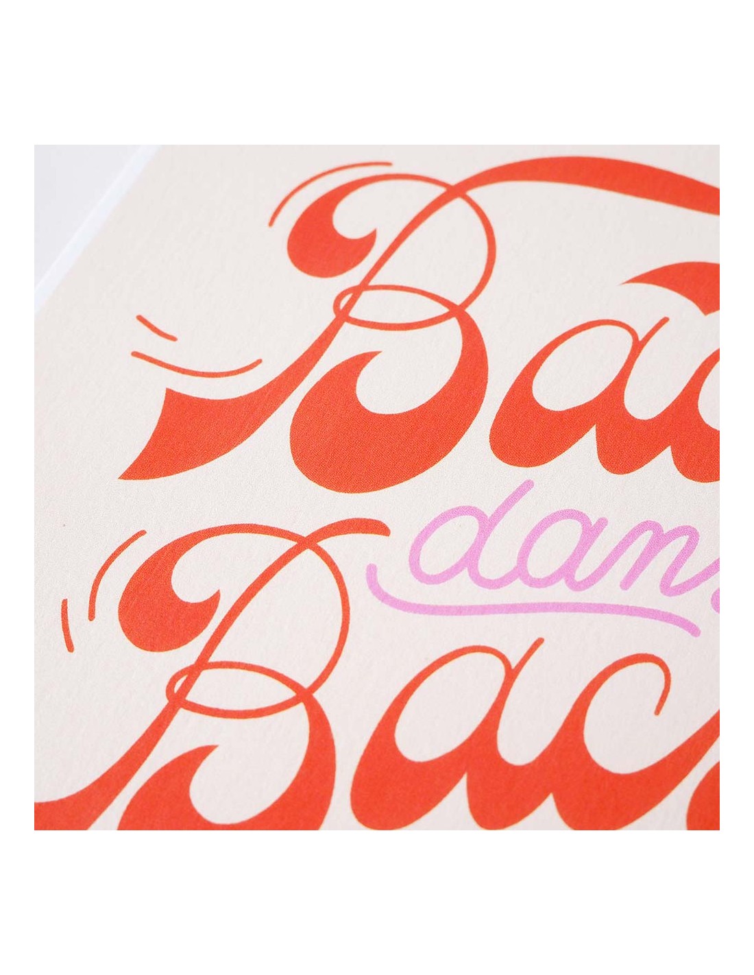 Petite affiche Back dans les bacs