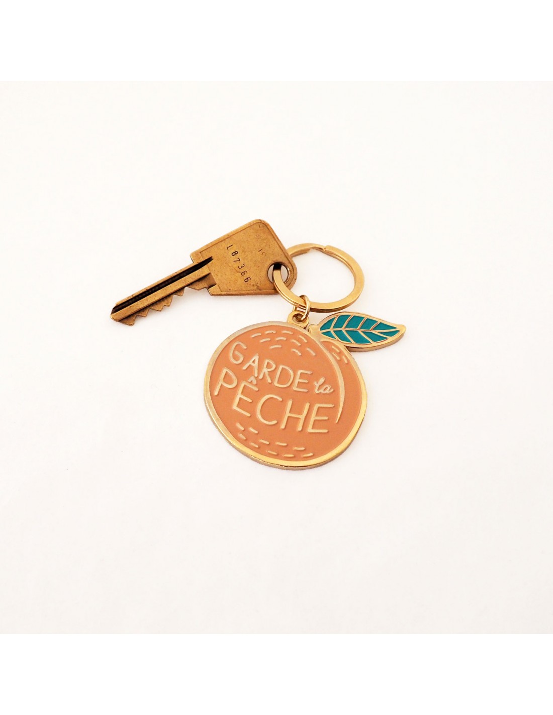 Porte-clés Garde la pêche