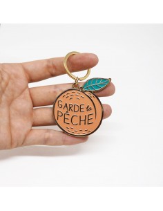 Porte-clés Garde la pêche