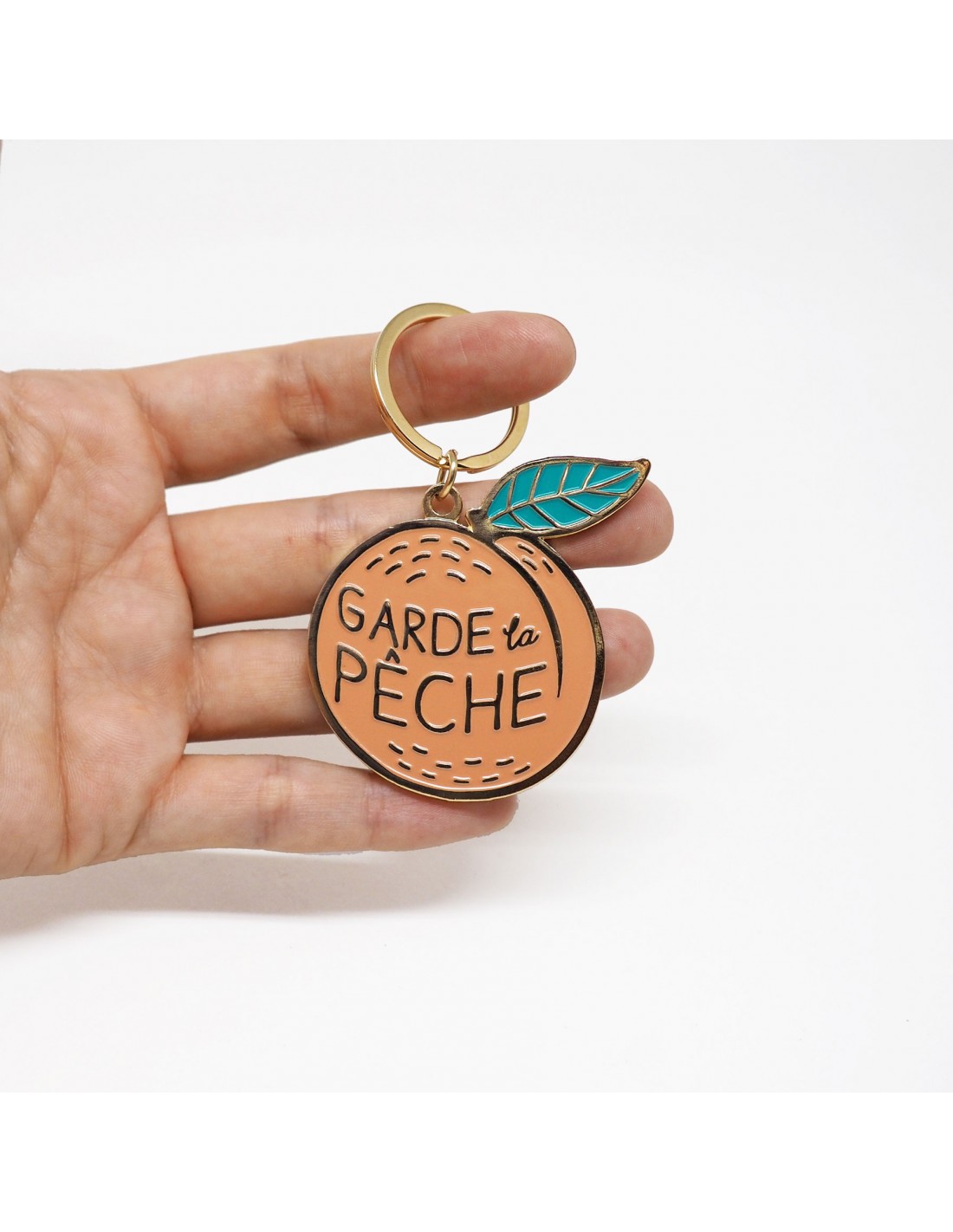 Porte-clés Garde la pêche