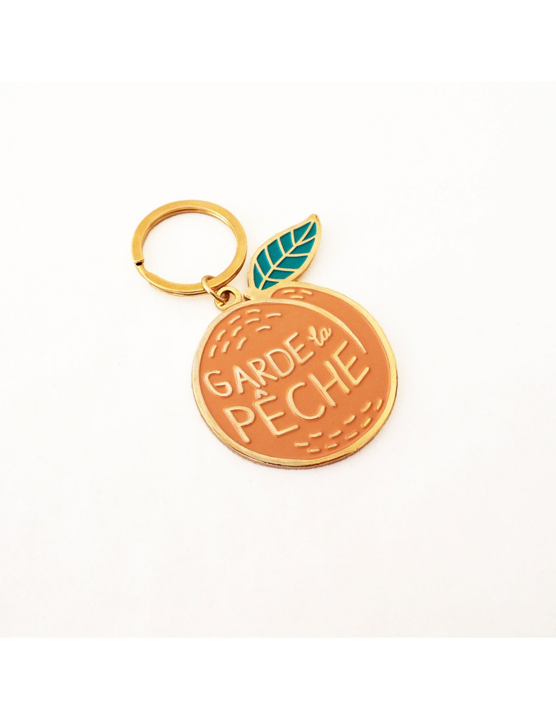 Porte-clés Garde la pêche