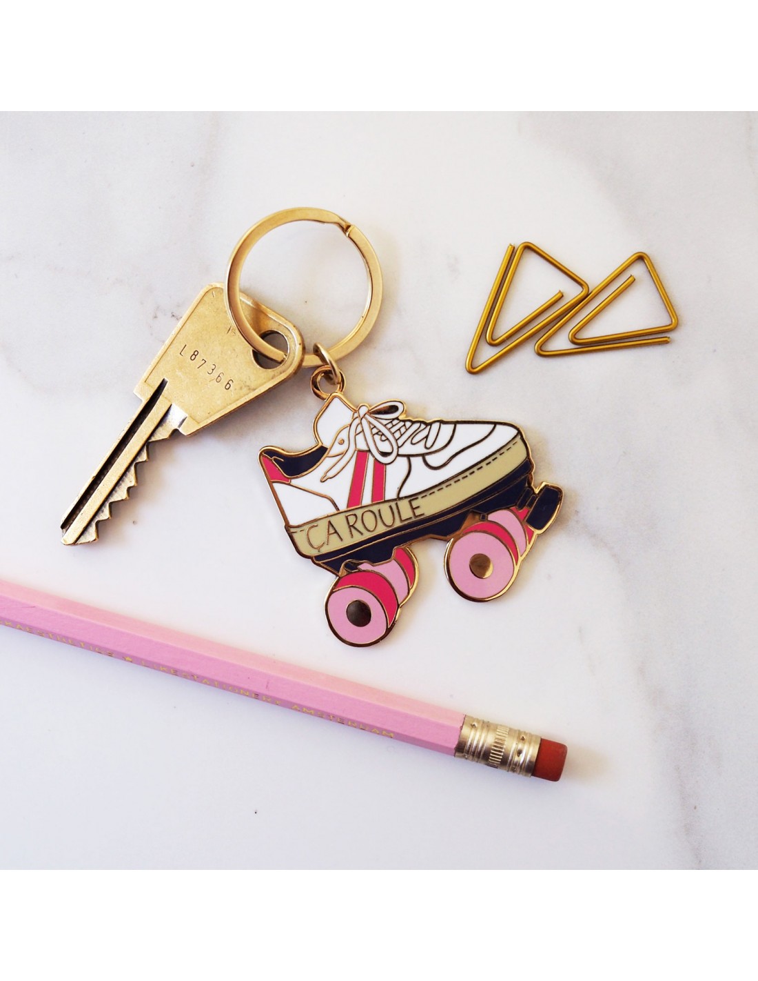 Porte-clés Ça roule