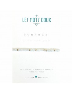Bracelet Bonheur code morse