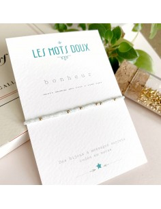 Bracelet Bonheur code morse 2