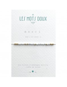 Bracelet Merci code morse