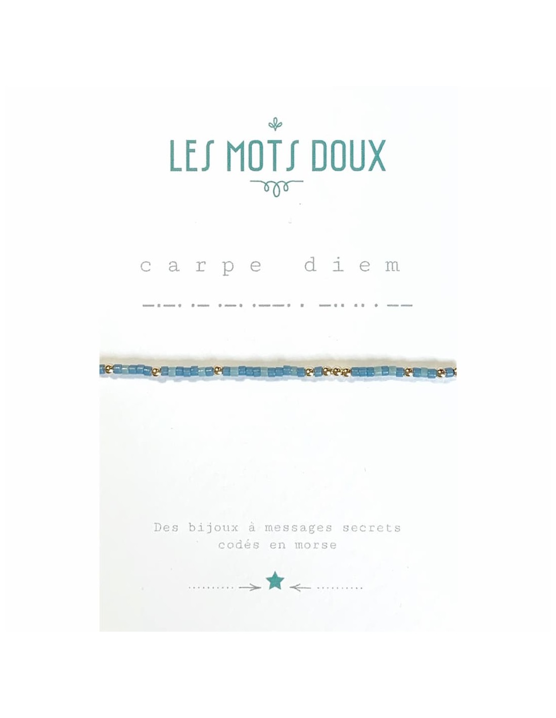 Bracelet Carpe Diem code morse
