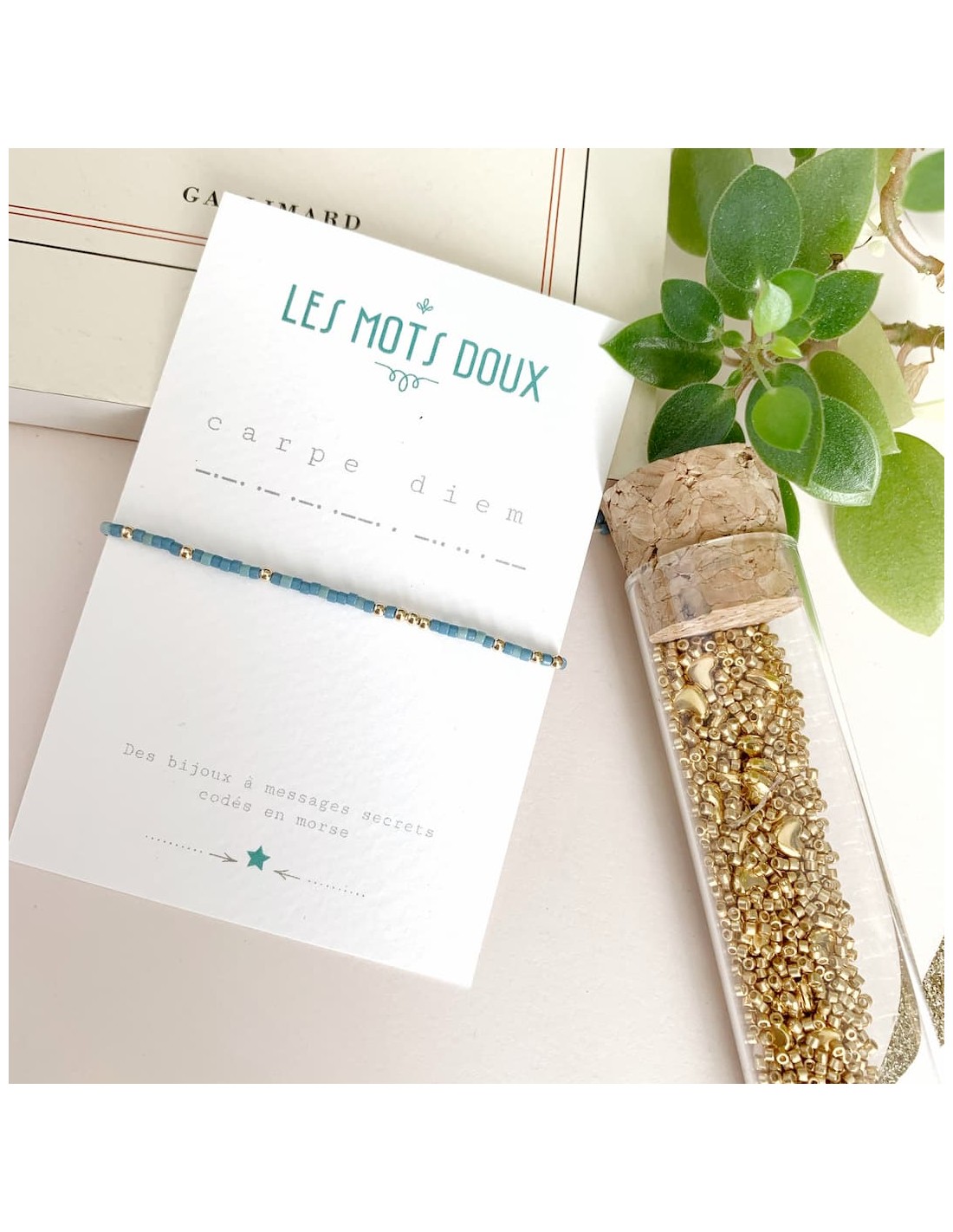 Bracelet Carpe Diem code morse