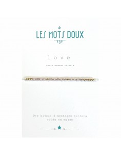 Bracelet Love code morse