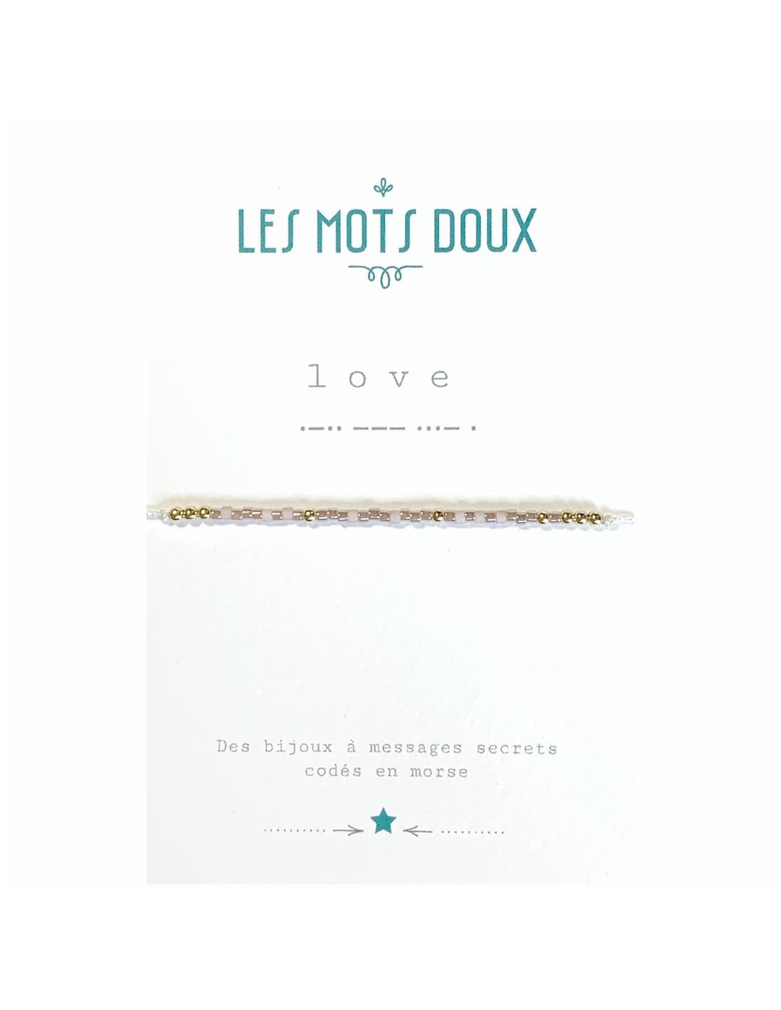 Bracelet Love code morse