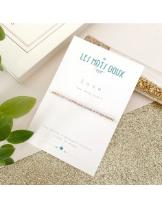 Bracelet Love code morse 2