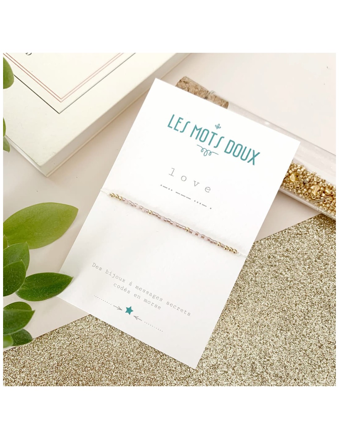 Bracelet Love code morse