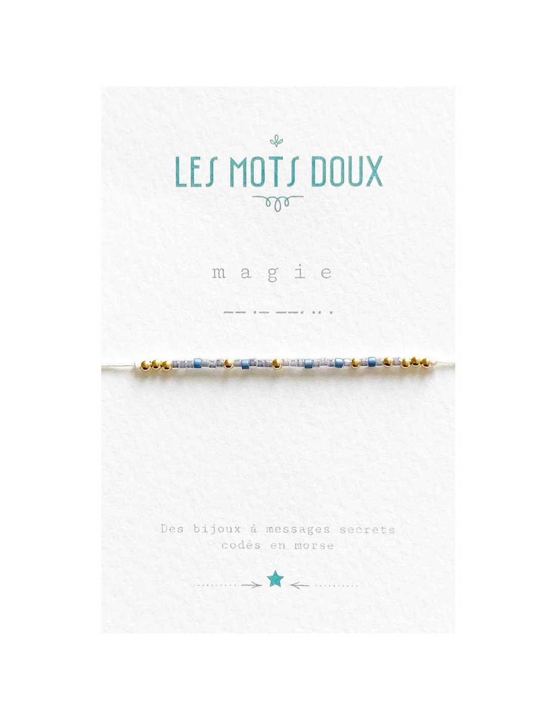 Bracelet Magie code morse