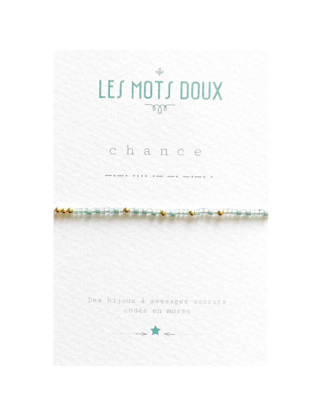 Bracelet Chance code morse