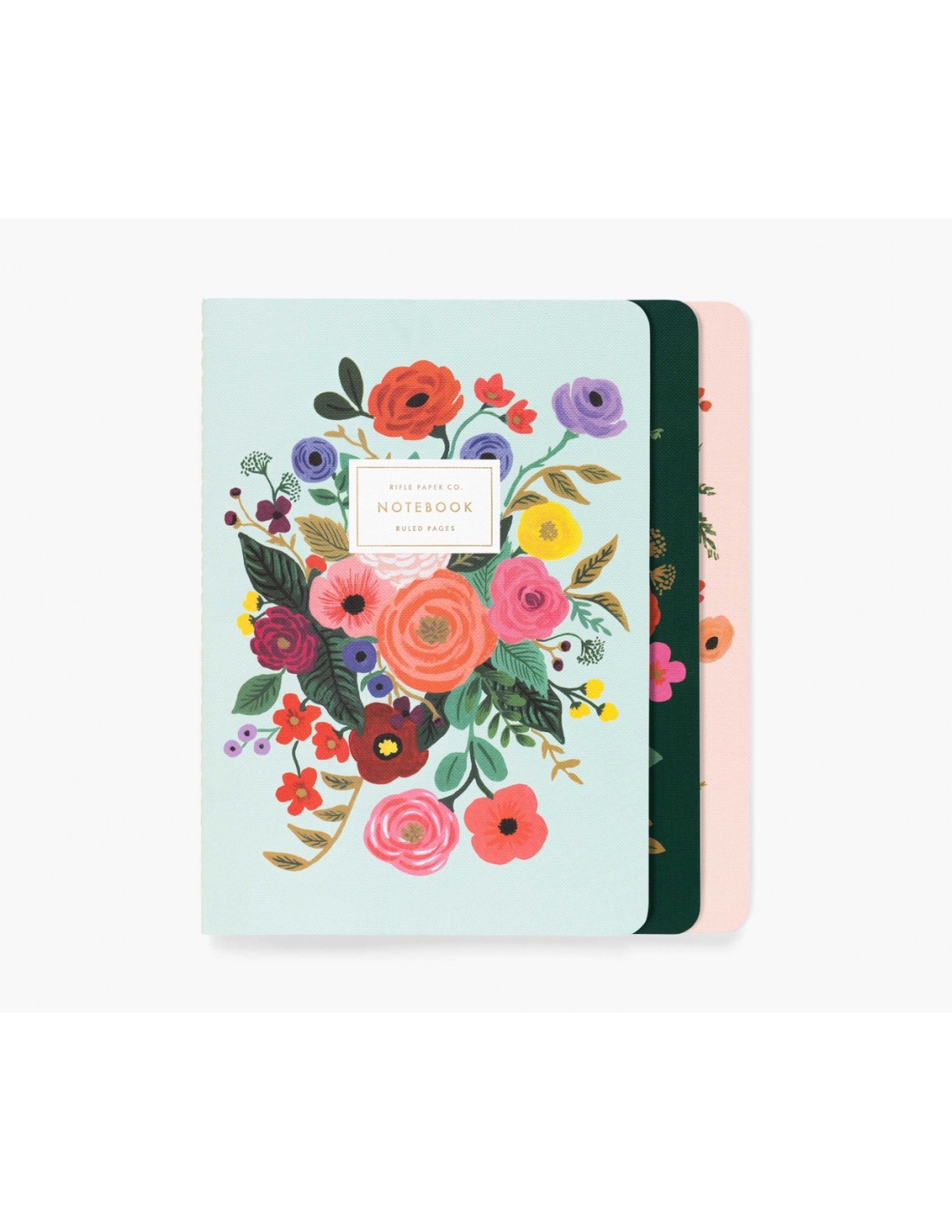 3 carnets Garden party