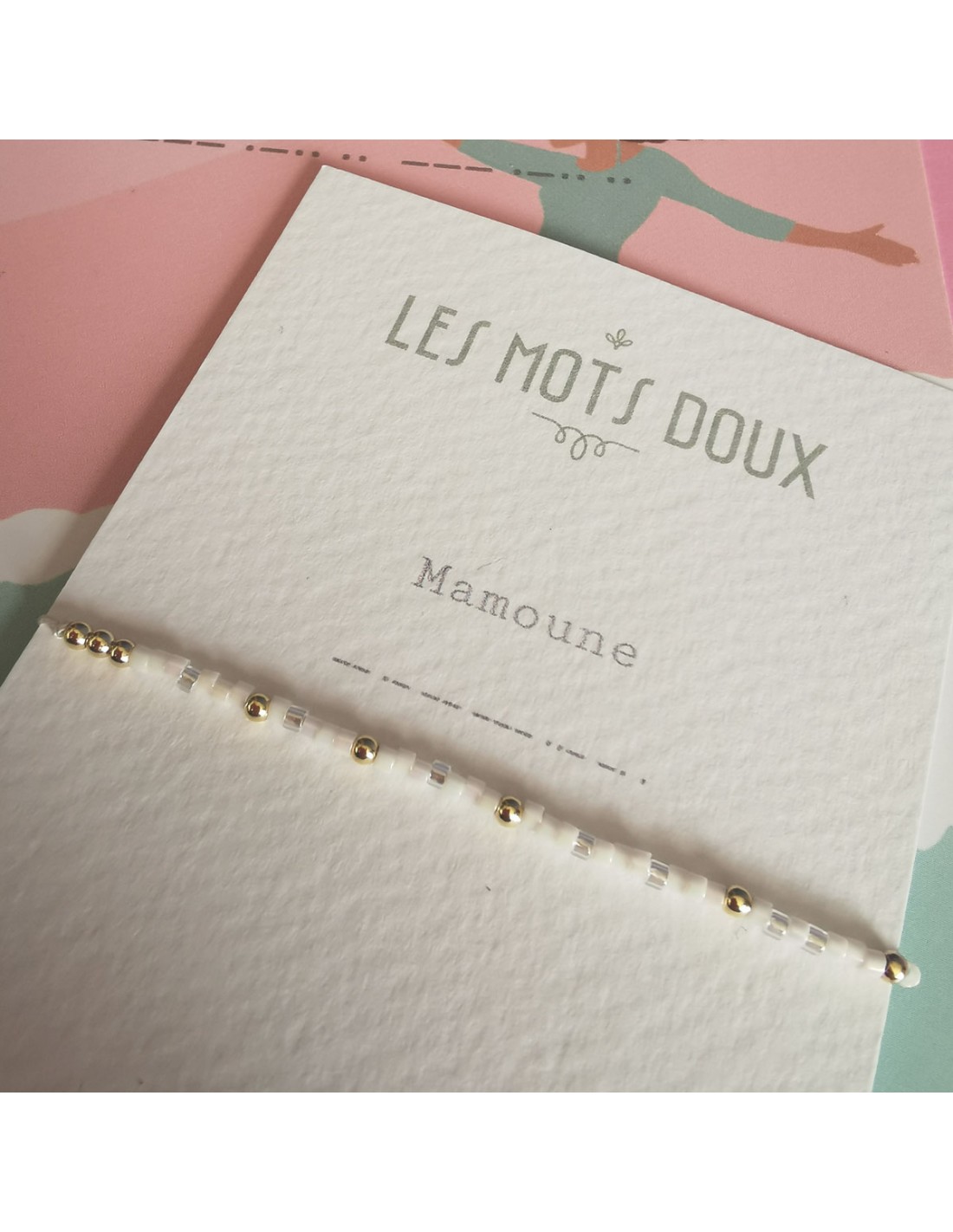 Bracelet Mamoune code morse