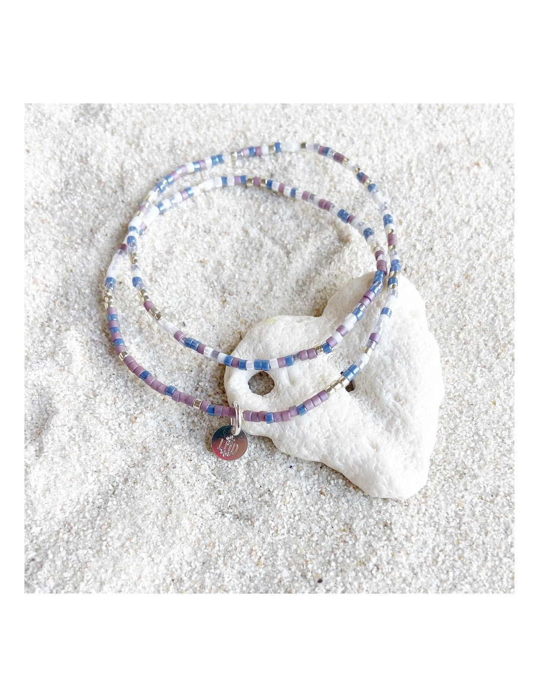 Bracelet double HOAO code morse