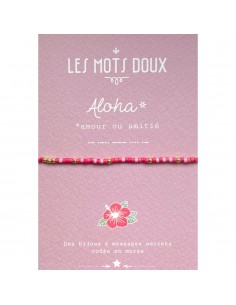 Bracelet ALOHA code morse