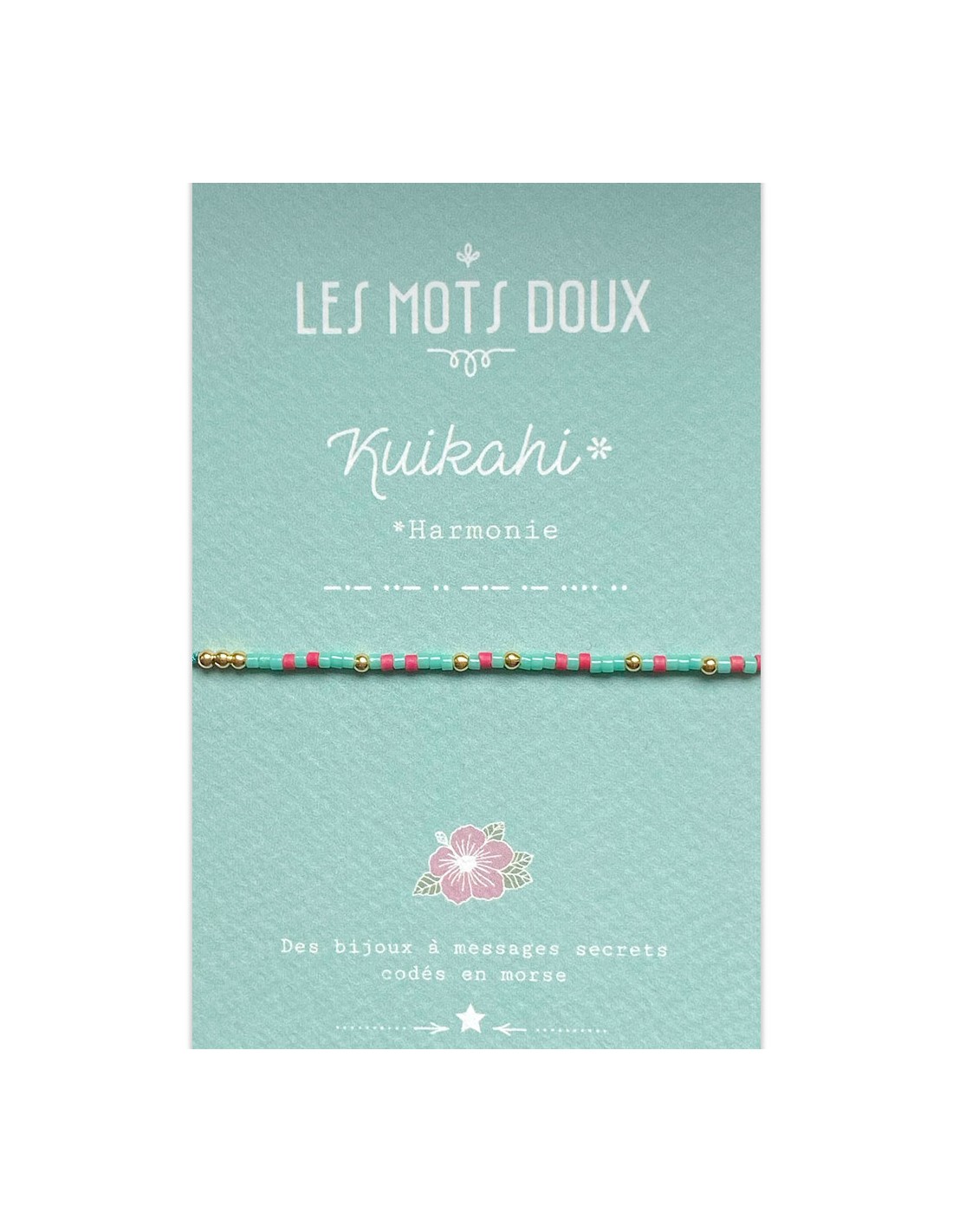Bracelet KUIKAHI code morse