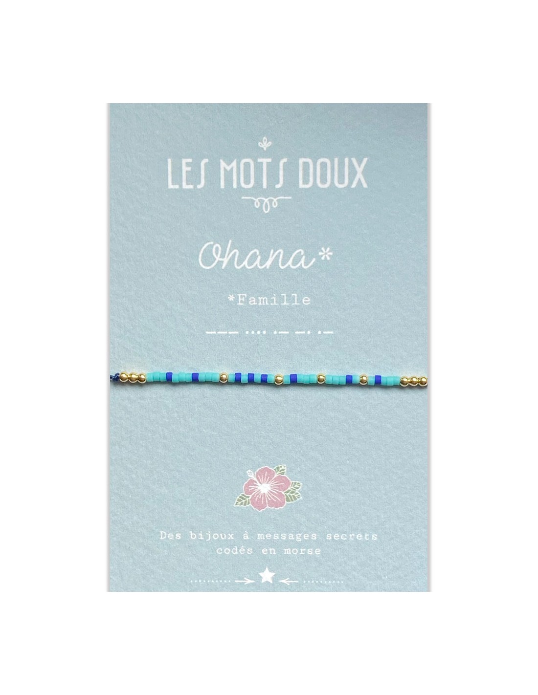 Bracelet OHANA code morse