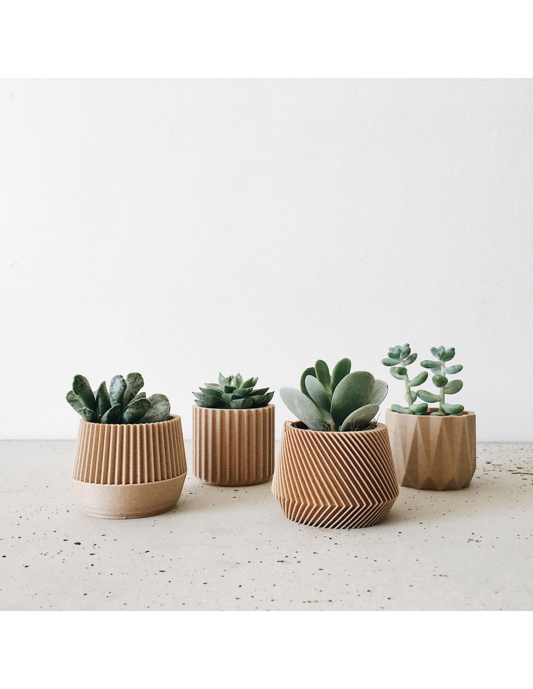 Set de 4 mini pots