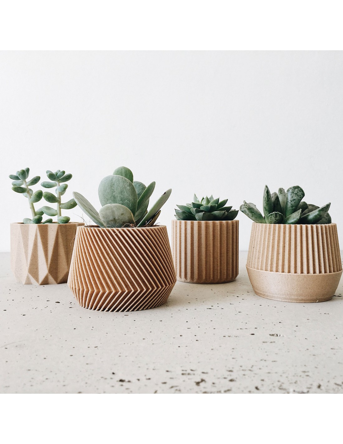 Set de 4 mini pots