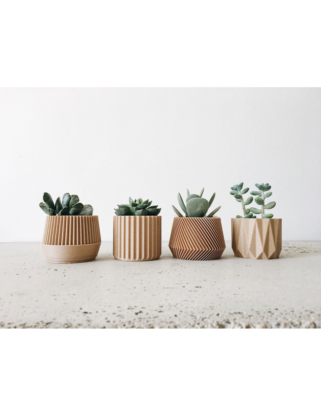 Set de 4 mini pots
