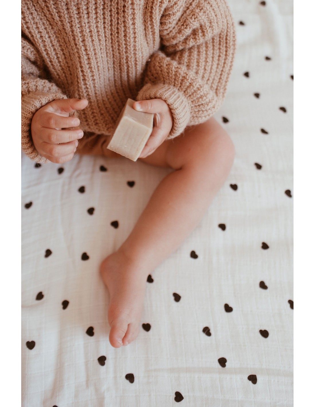 Lange bianca coeur écru