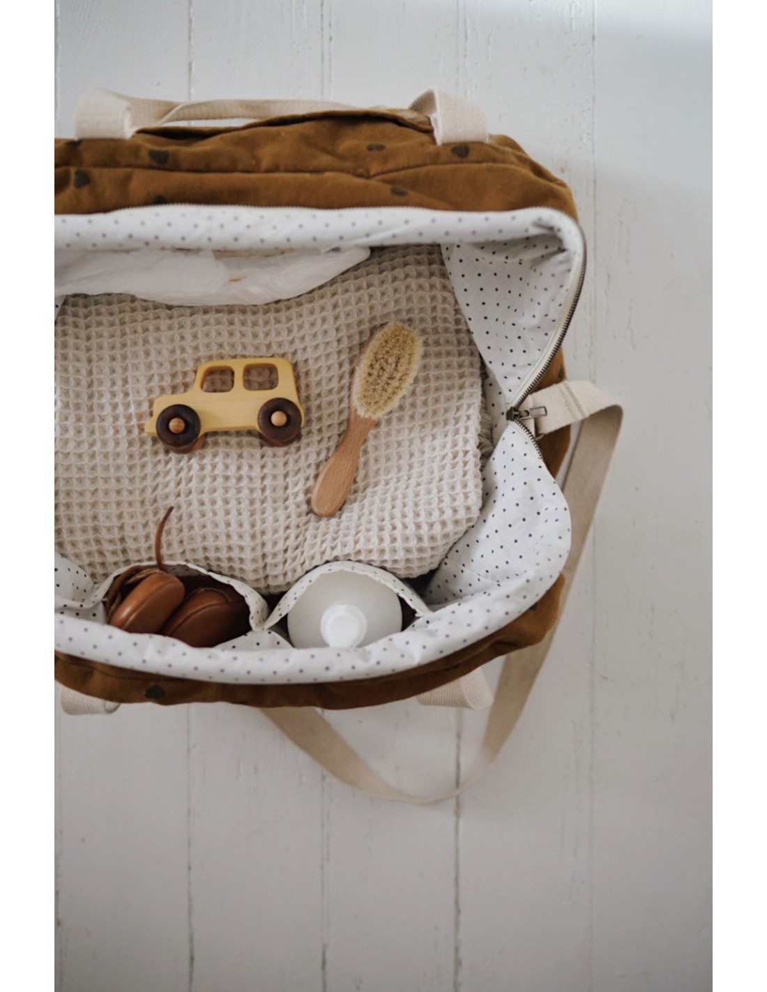 Sac à langer weekend bleu tempête