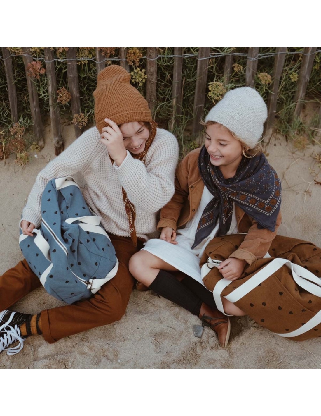 Sac à langer weekend bleu tempête